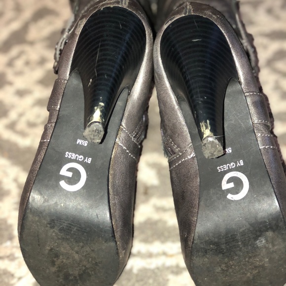 Guess OTK grey boots with buckles - Picture 6 of 6